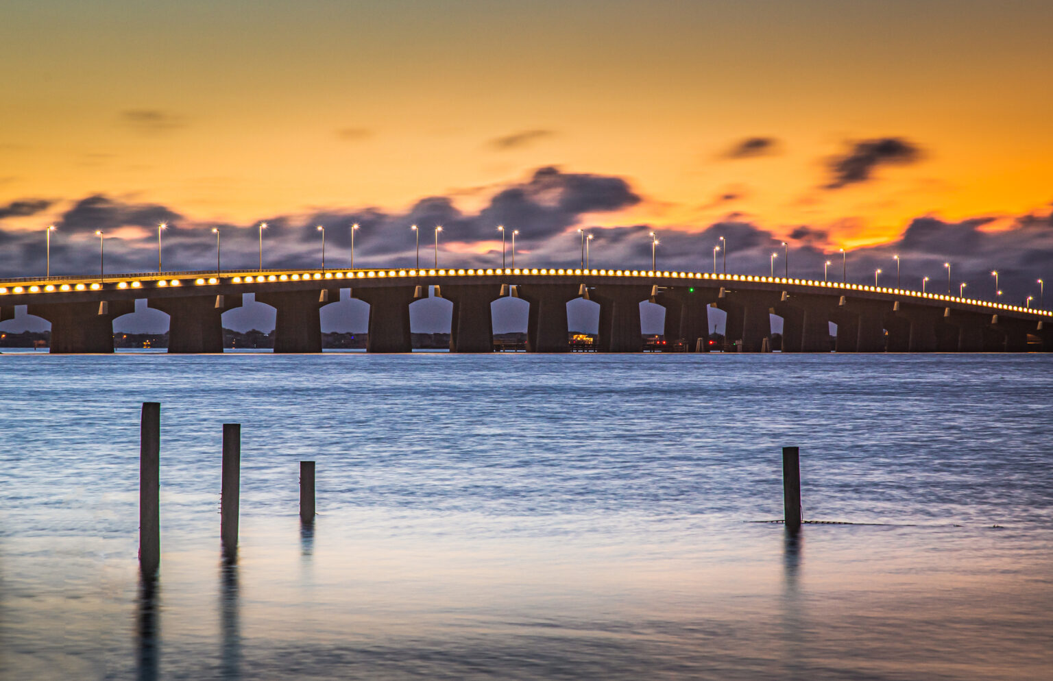 Bridge from Manahawkin to Long Beach Island, NJ